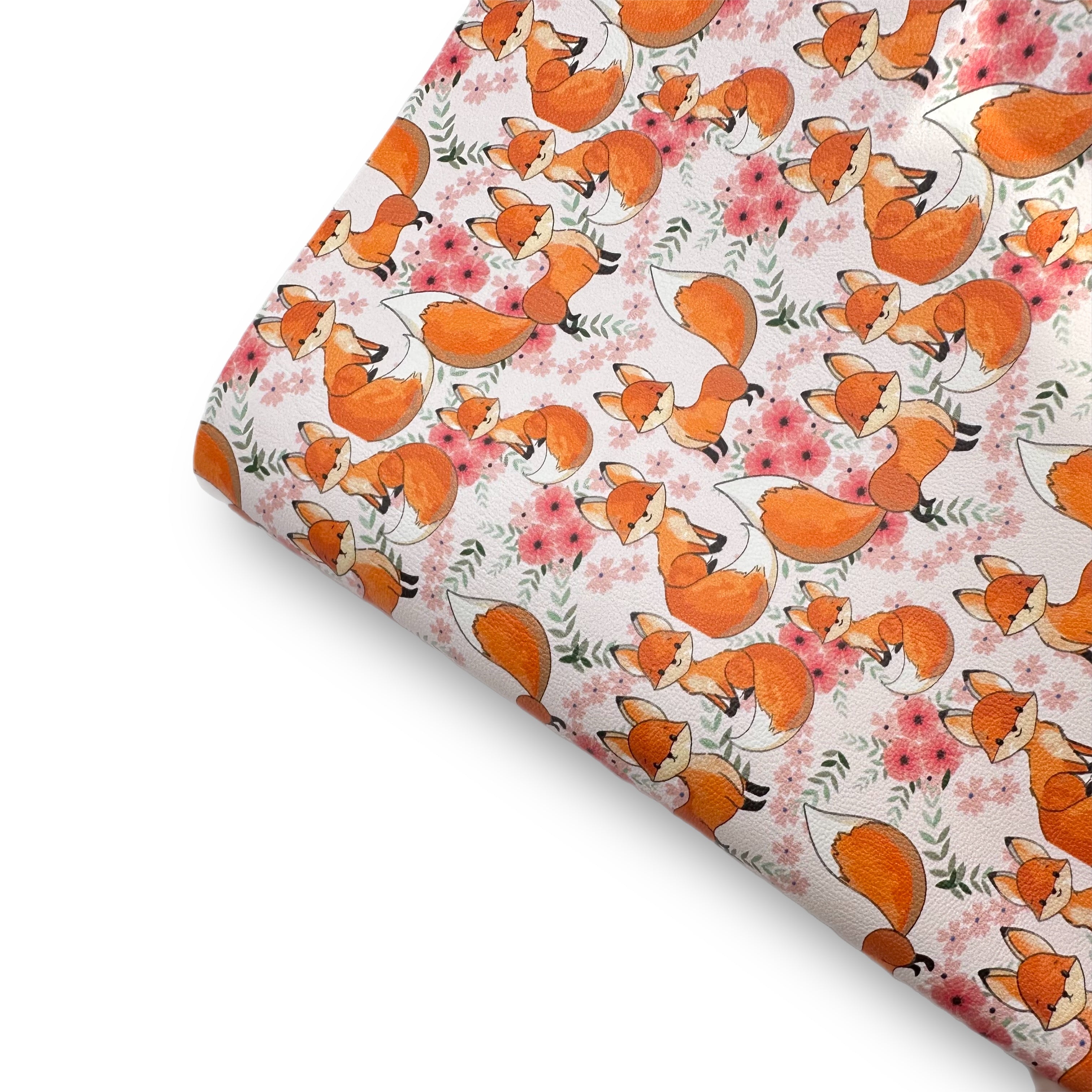 Pretty Foxes Premium Faux Leather Fabric Sheets