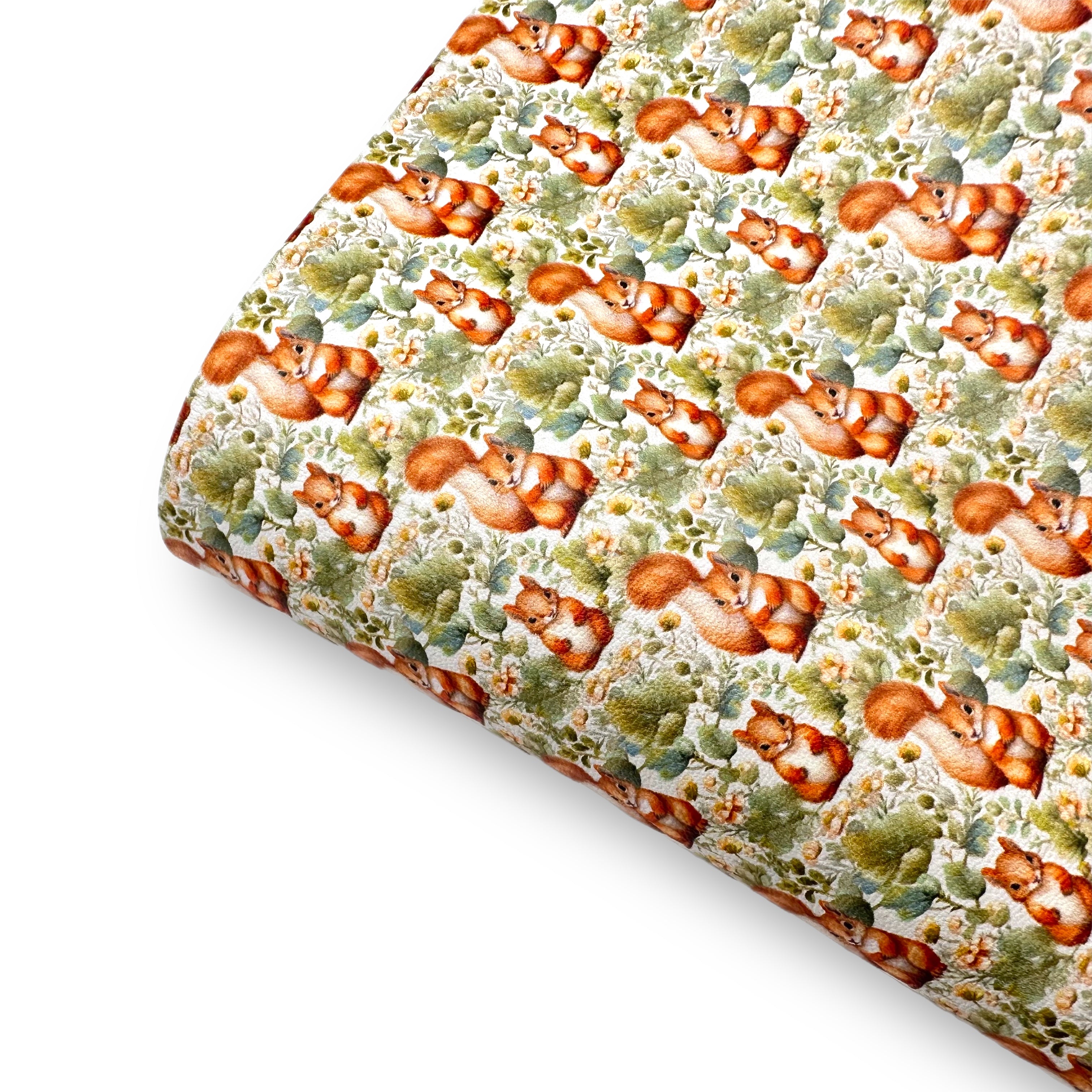 Baby Squirrel Premium Faux Leather Fabric Sheets