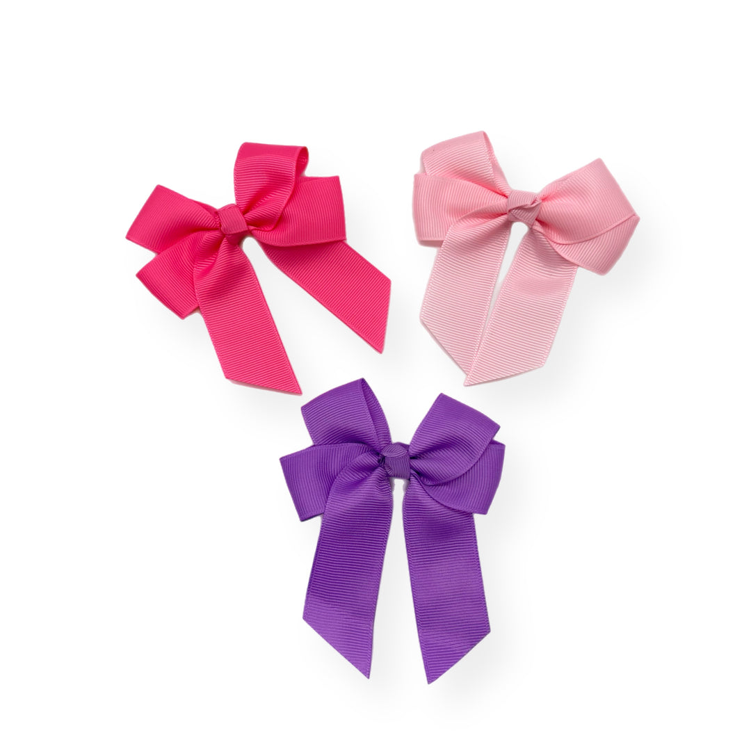 Grosgrain Ribbon Hair Bows 3.6”