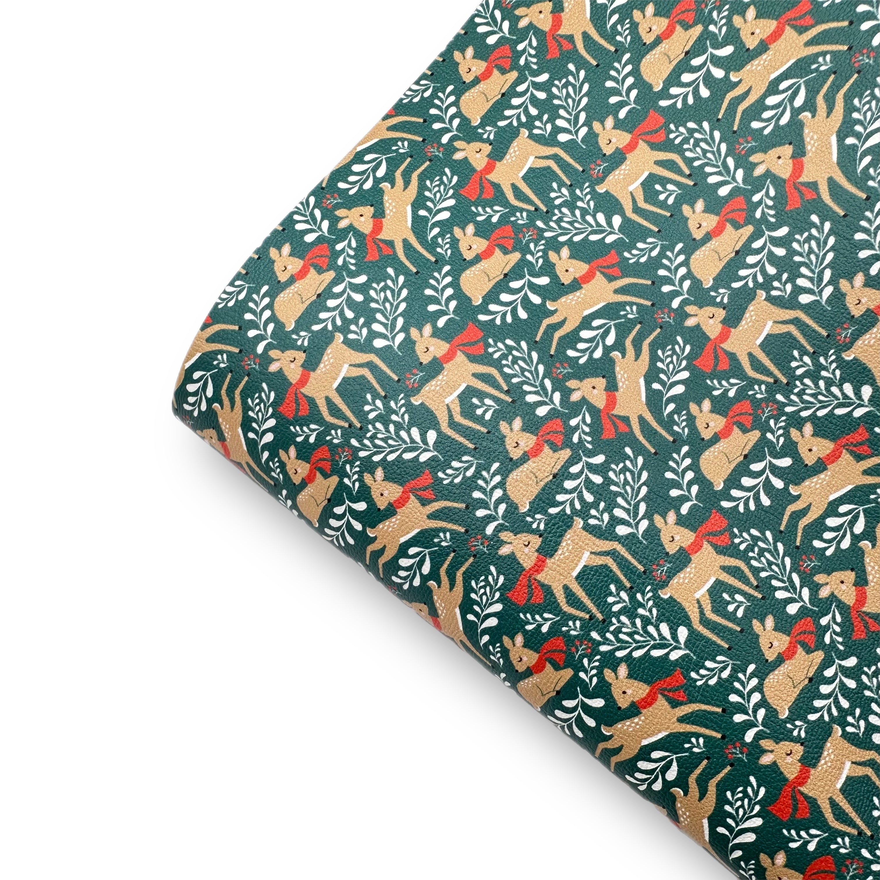 Mummys Little Deer Premium Faux Leather Fabric Sheets