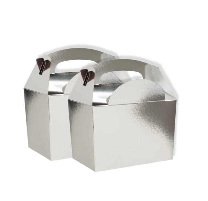 Metallic Silver Party Box