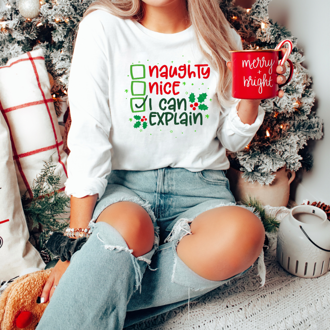 Naughty, Nice… I tried! DTF Full Colour Transfers