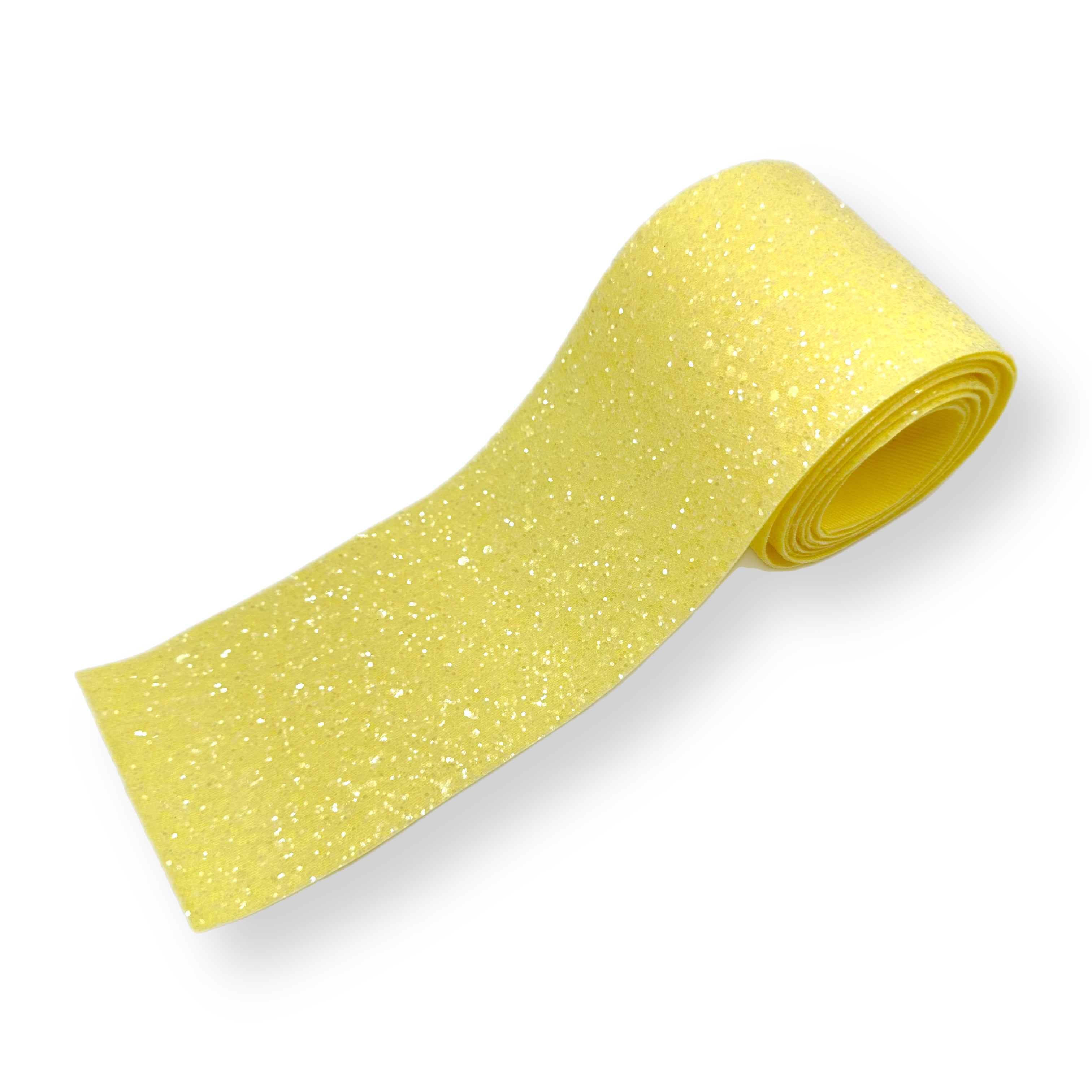Buttercup | Core Colour Glitter Mega Bow Strips
