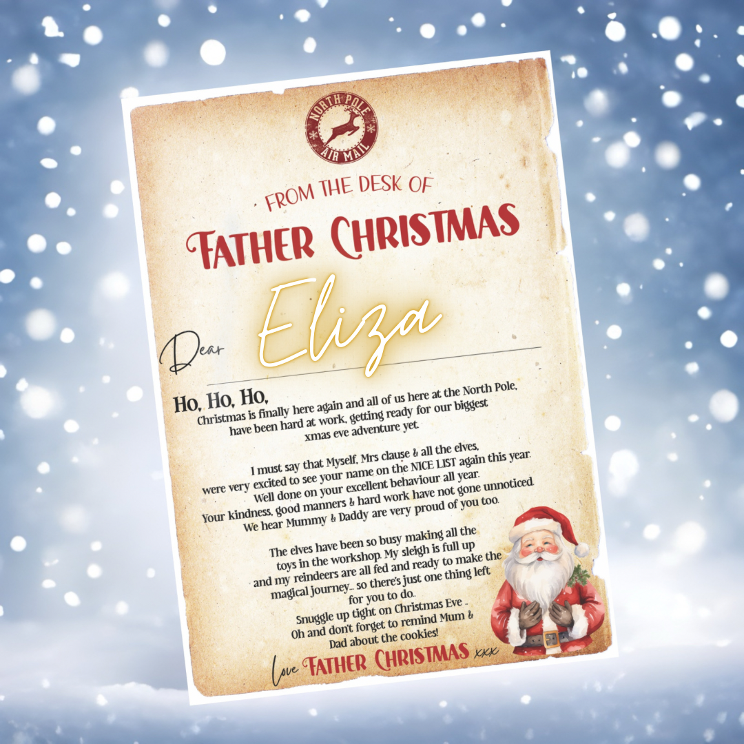 Exclusive Print your Own Letter from Father Christmas Digital Download