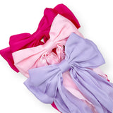 Pretty Waterfall Satin Bow Trio Set