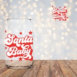 Santa Baby Vinyl Decal 9cm