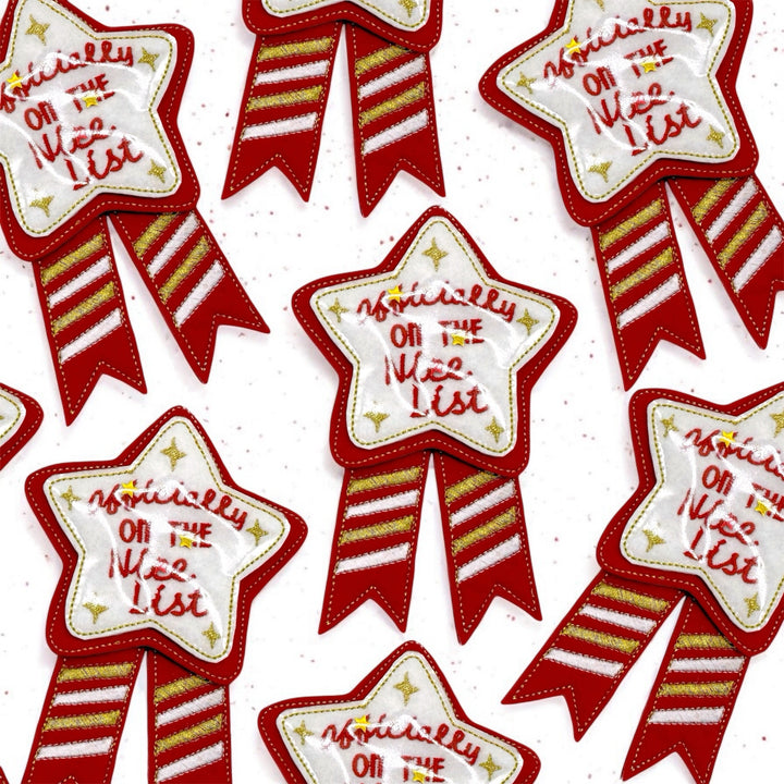 Officially on the Nice List Star Badge KIT Felties