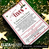 Exclusive Print your Own Letter from the Elf/Elves Digital Download