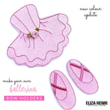 Make your own Bow Holder- DIY Little Ballerina Bow Holder Felties