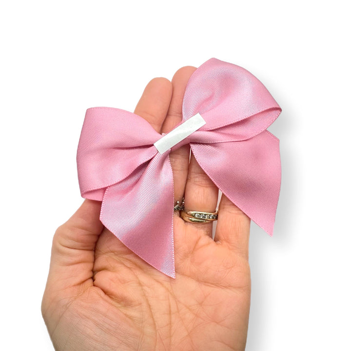 Satin Bows with adhesive tab- Pack of 6