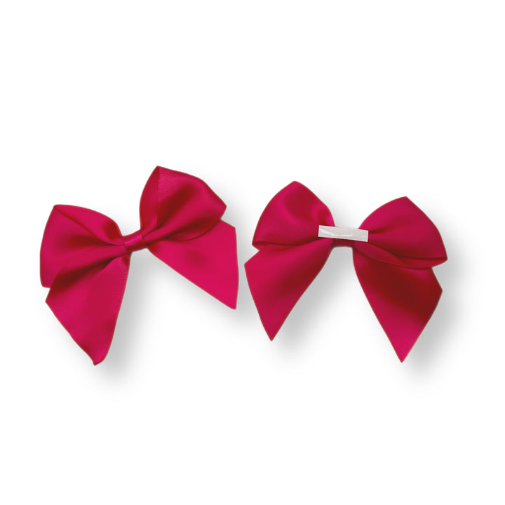 Satin Bows with adhesive tab- Pack of 6