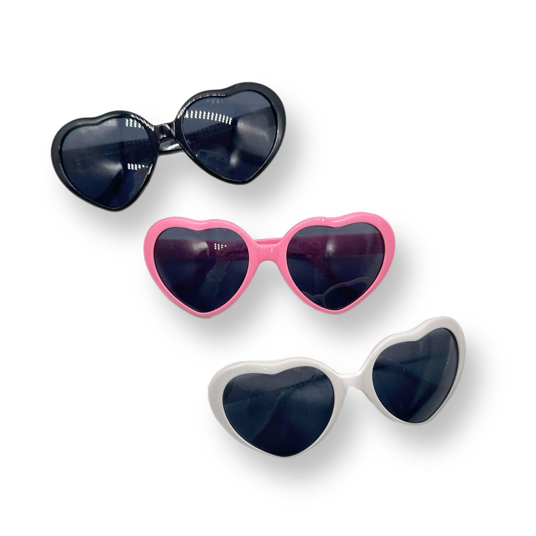 Special Rainbow Light Heart Effect Retro Kids Sunglasses