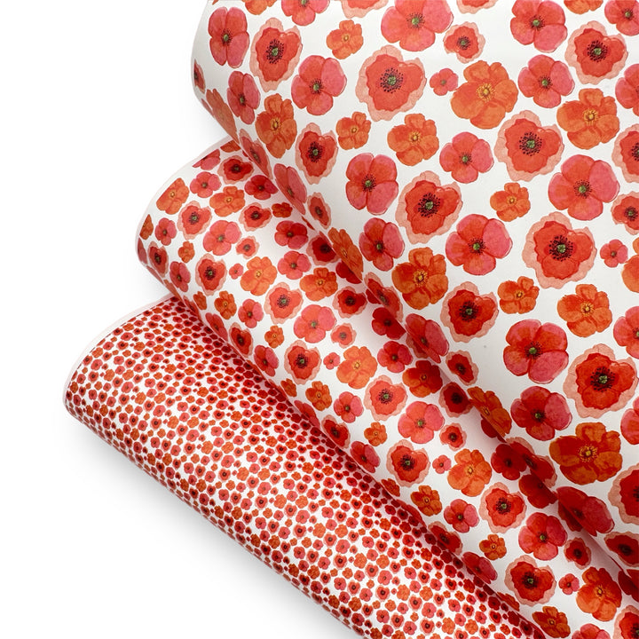 Poppy Blossoms Patterned HTV Vinyl