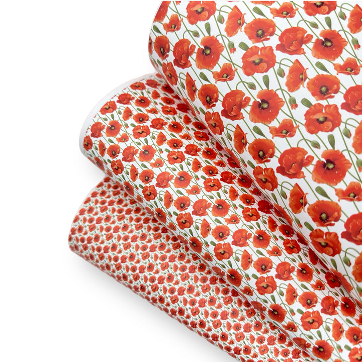 Wild Poppies Patterned HTV Vinyl