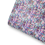 Mirror Mirror Faux Glitter Premium Faux Leather Fabric