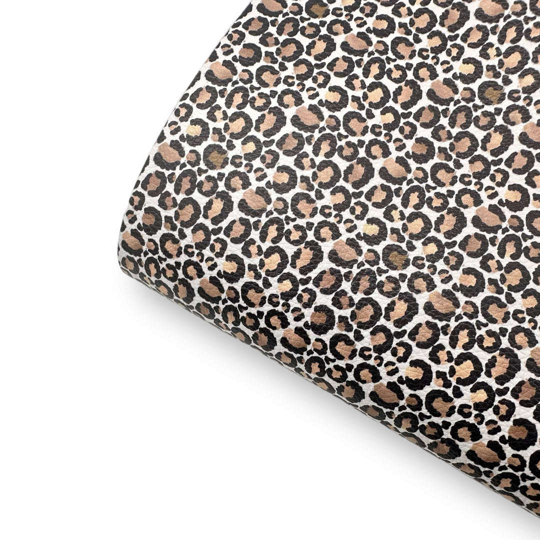 Wild Leopard Leatherette