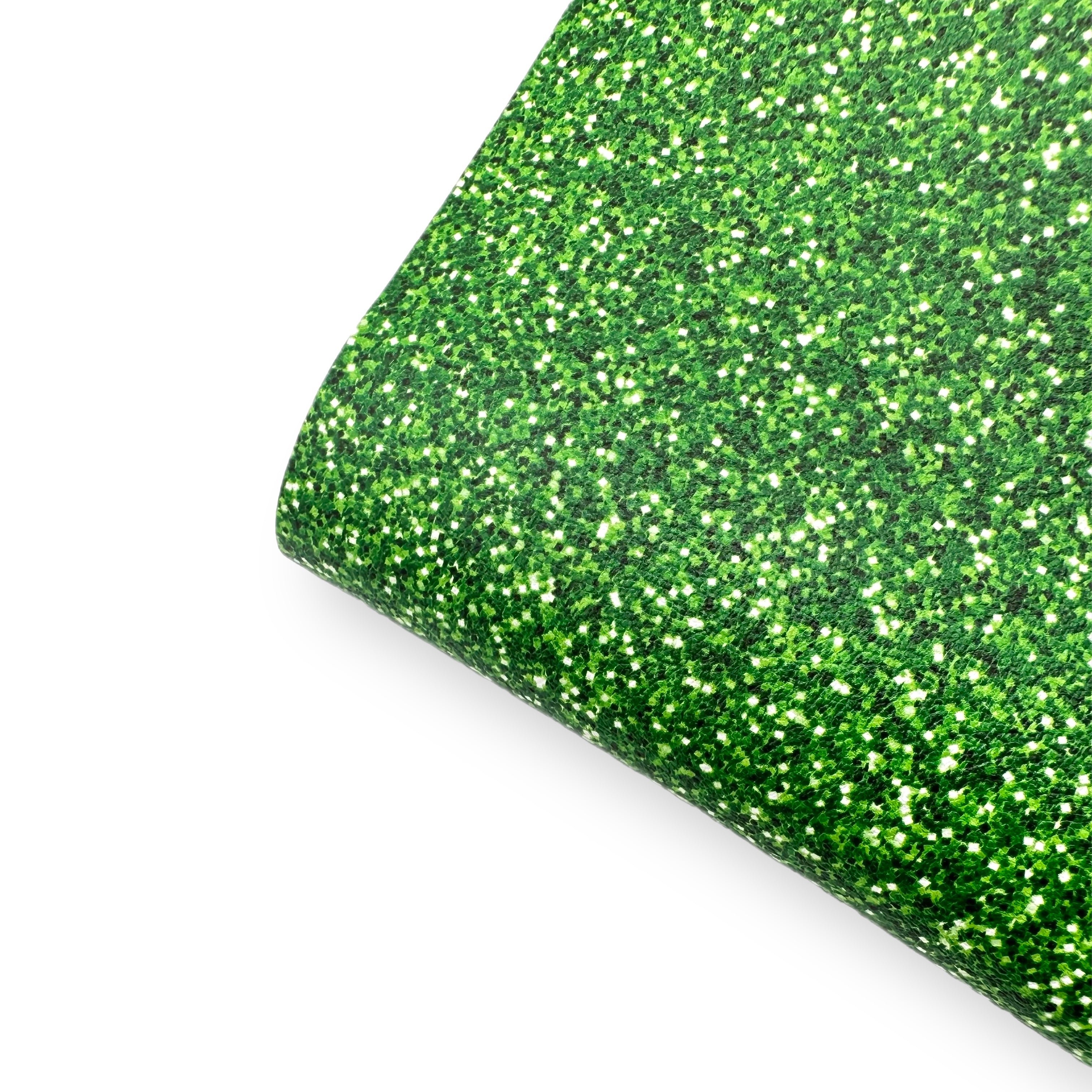 Evergreen Faux Glitter Effect Premium Faux Leather Fabric Sheets