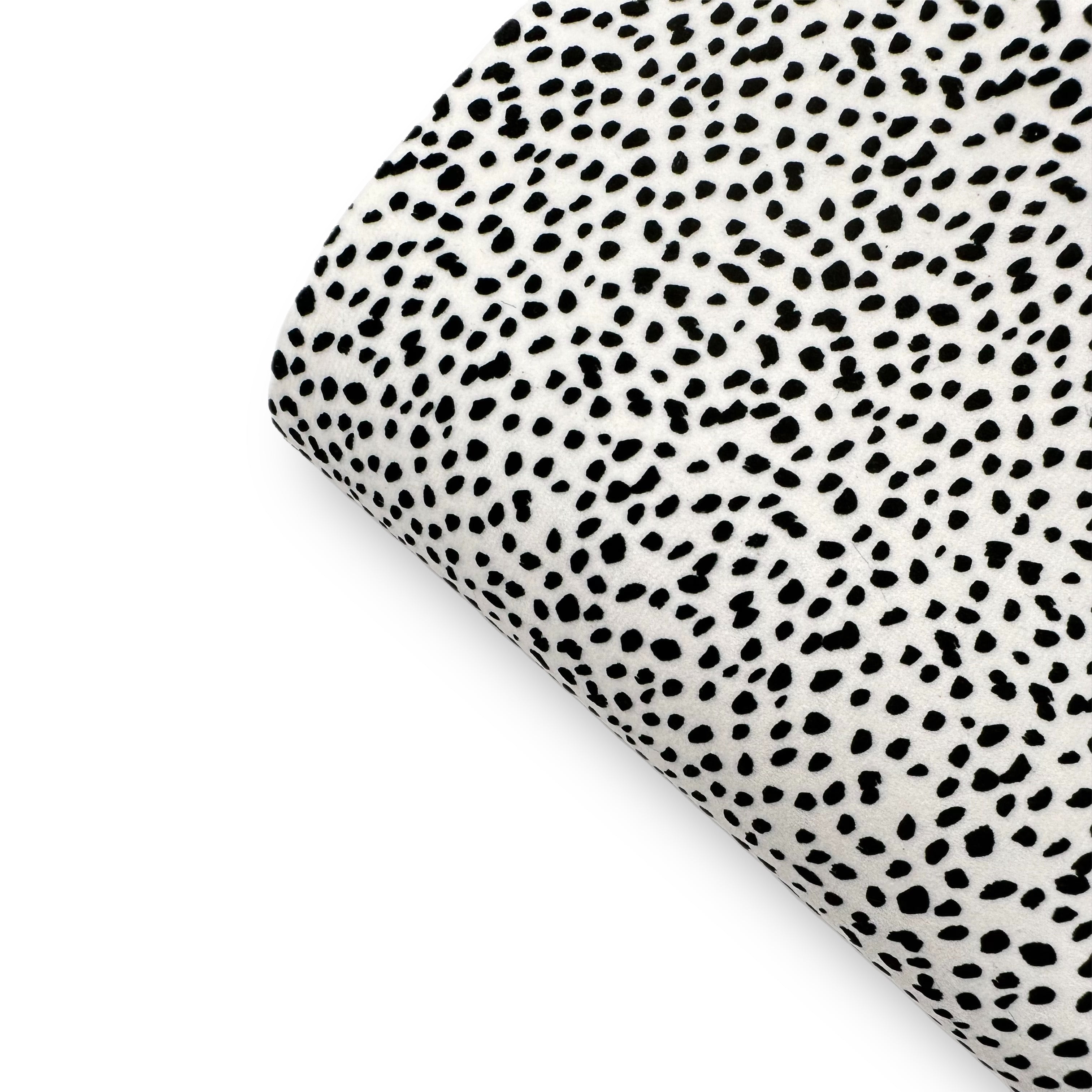 Dalmatian- Felt, Suede, Velvet or Satin Premium Fabric Sheets