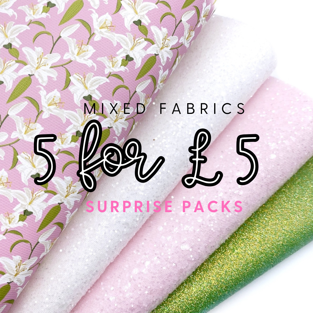 5 for £5 - Surprise Mixed Fabric Grab Bag