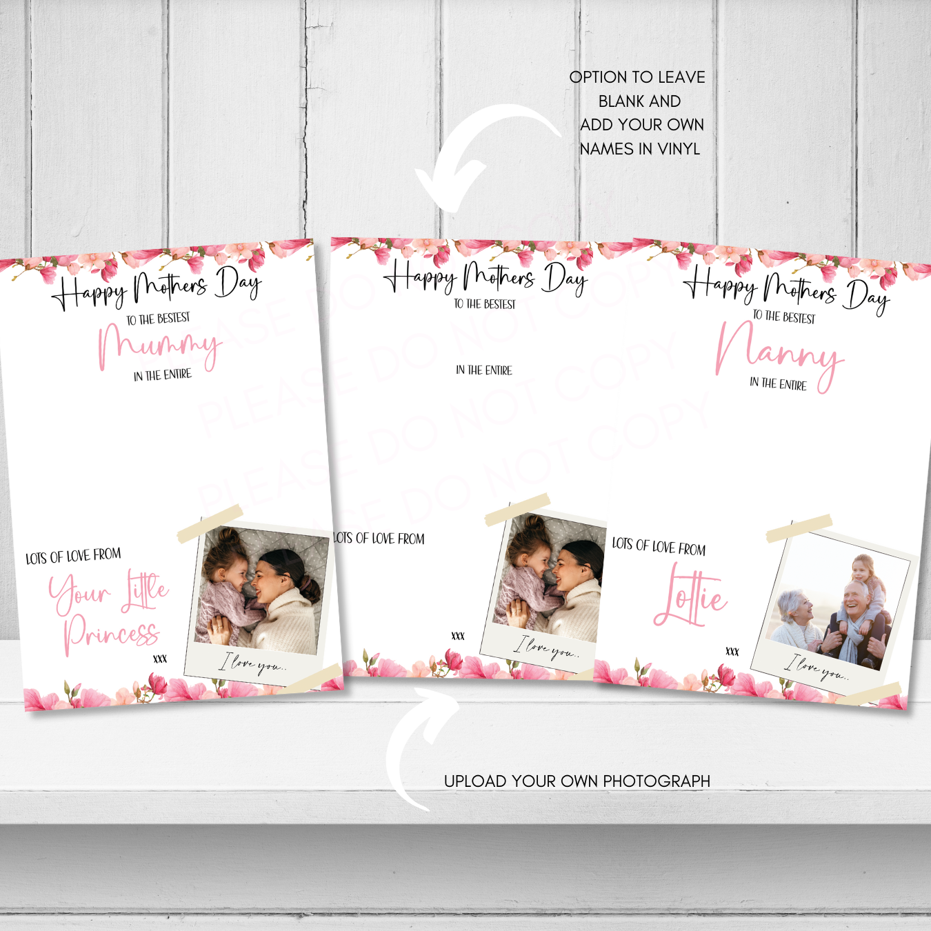 Mothers Day 'Like a Polaroid' Chocolate Galaxy Boards- Premium Card