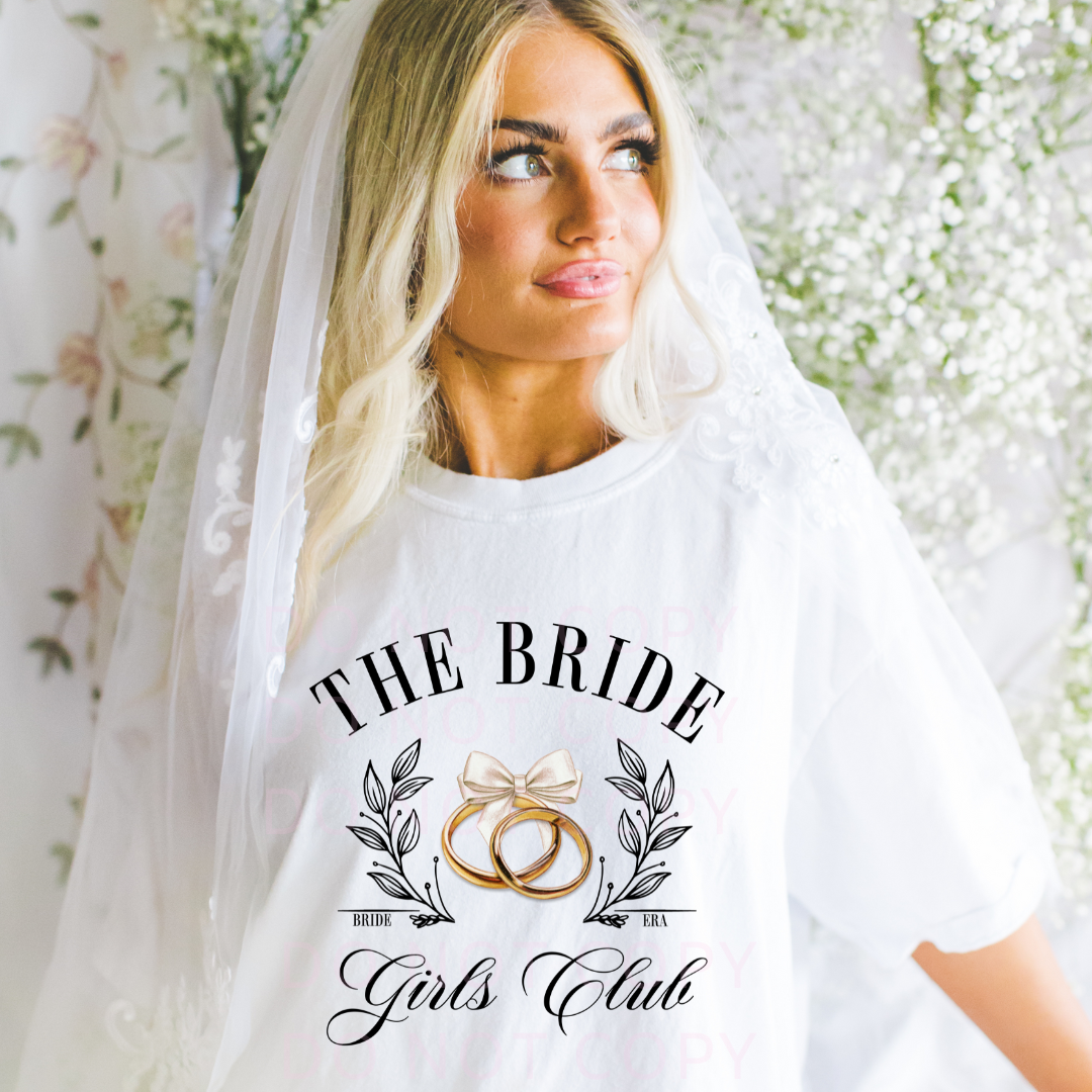 Bride Girls Club DTF Full Colour Transfers