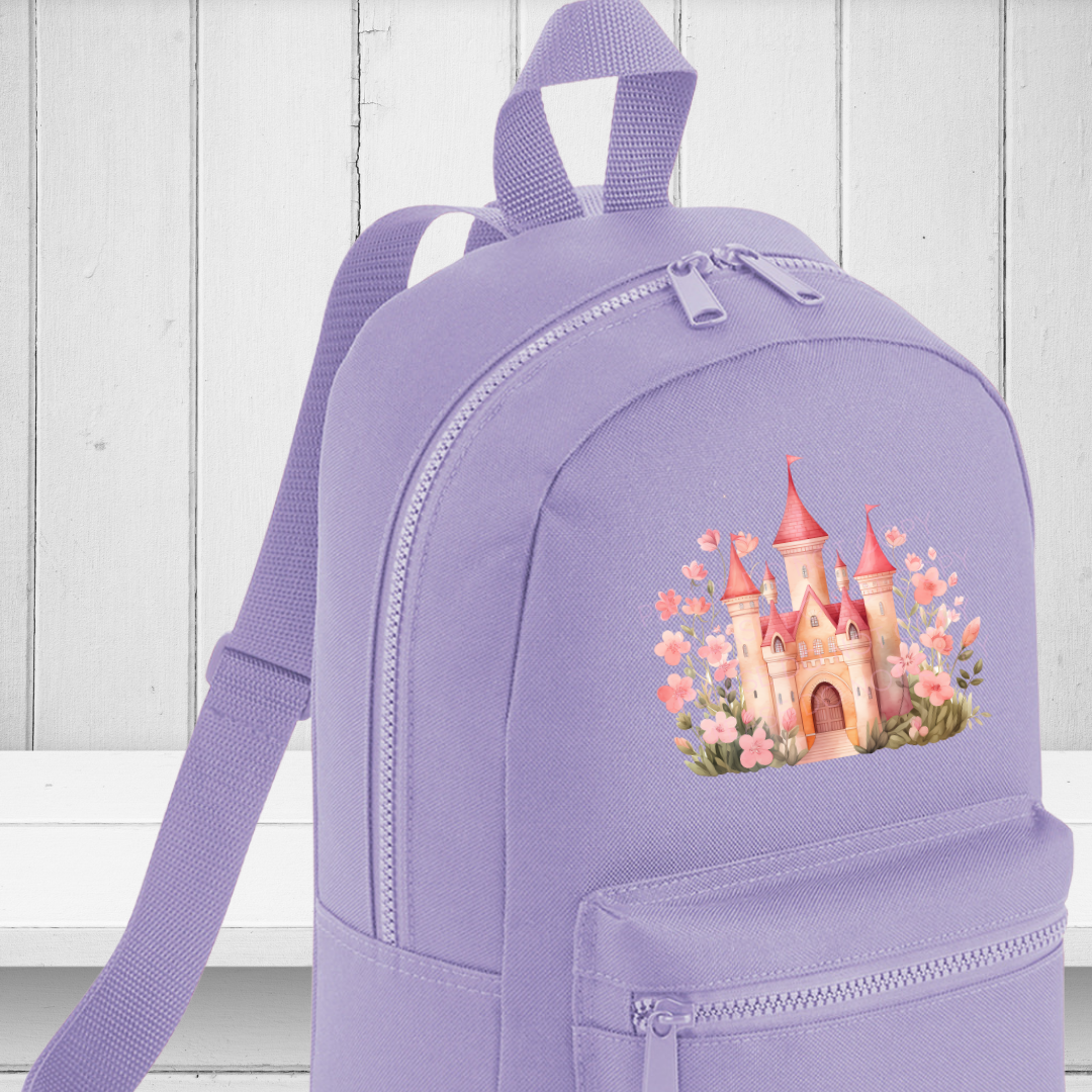 Little Princess Backpack DTF Full Colour Transfers 10 cm