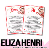 Exclusive Print your Own RETURNING Elf Arrival Digital Download