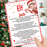 NEW CUTE RETURNING ELF OR ELVES ARRIVAL LETTERS 2024