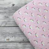 Marshmallow Unicorn Premium Faux Leather Fabric Sheets