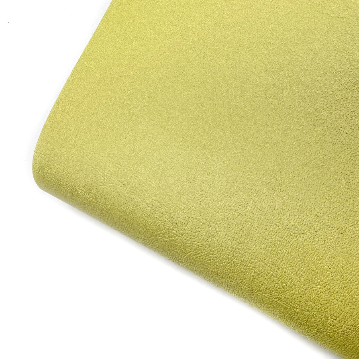 School Lemon Core Colour Premium Faux Leather Fabric Sheets