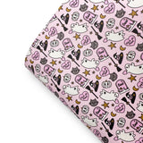 Halloween Kawaii Cuties Premium Faux Leather Fabric Sheets