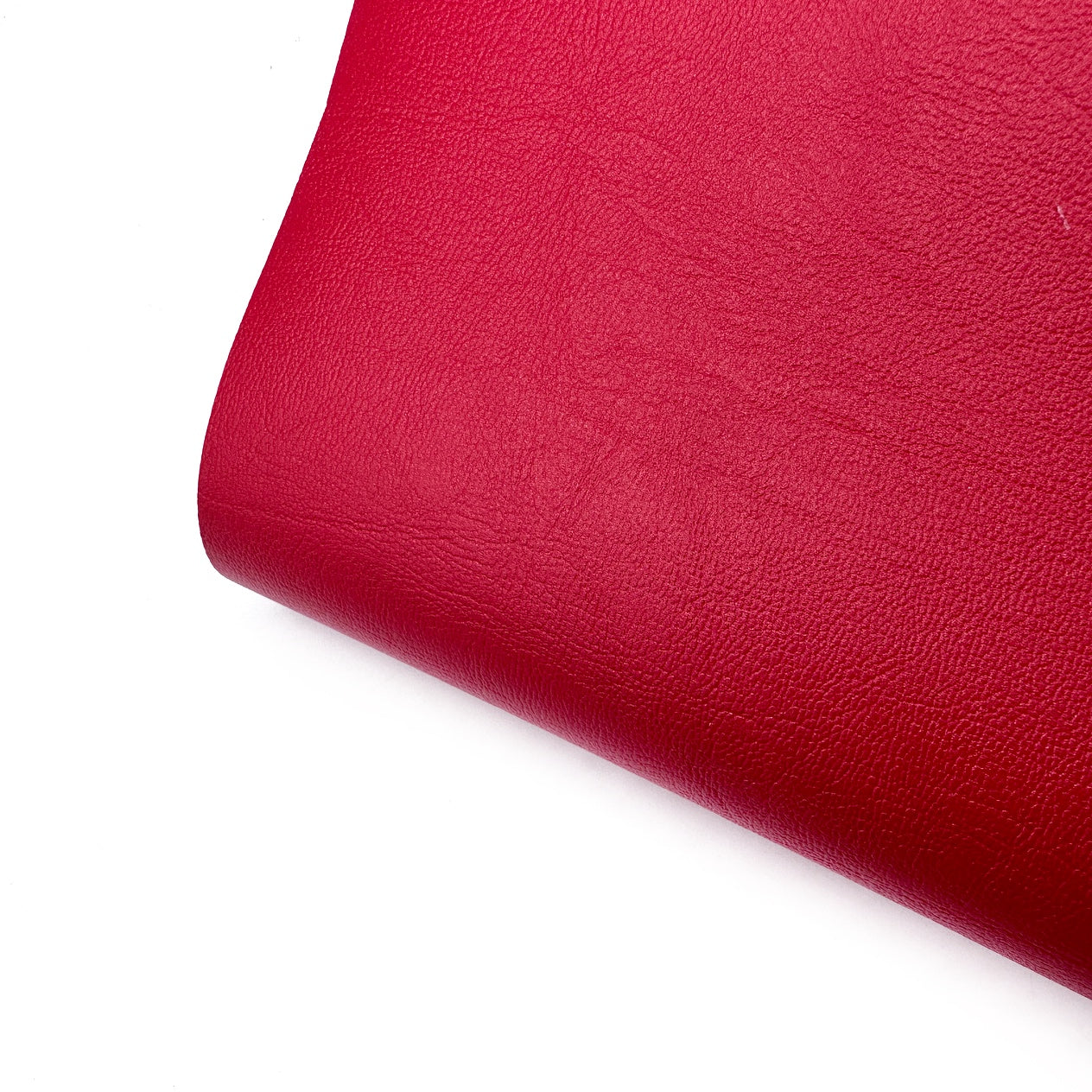 School Red Core Colour Premium Faux Leather Fabric Sheets