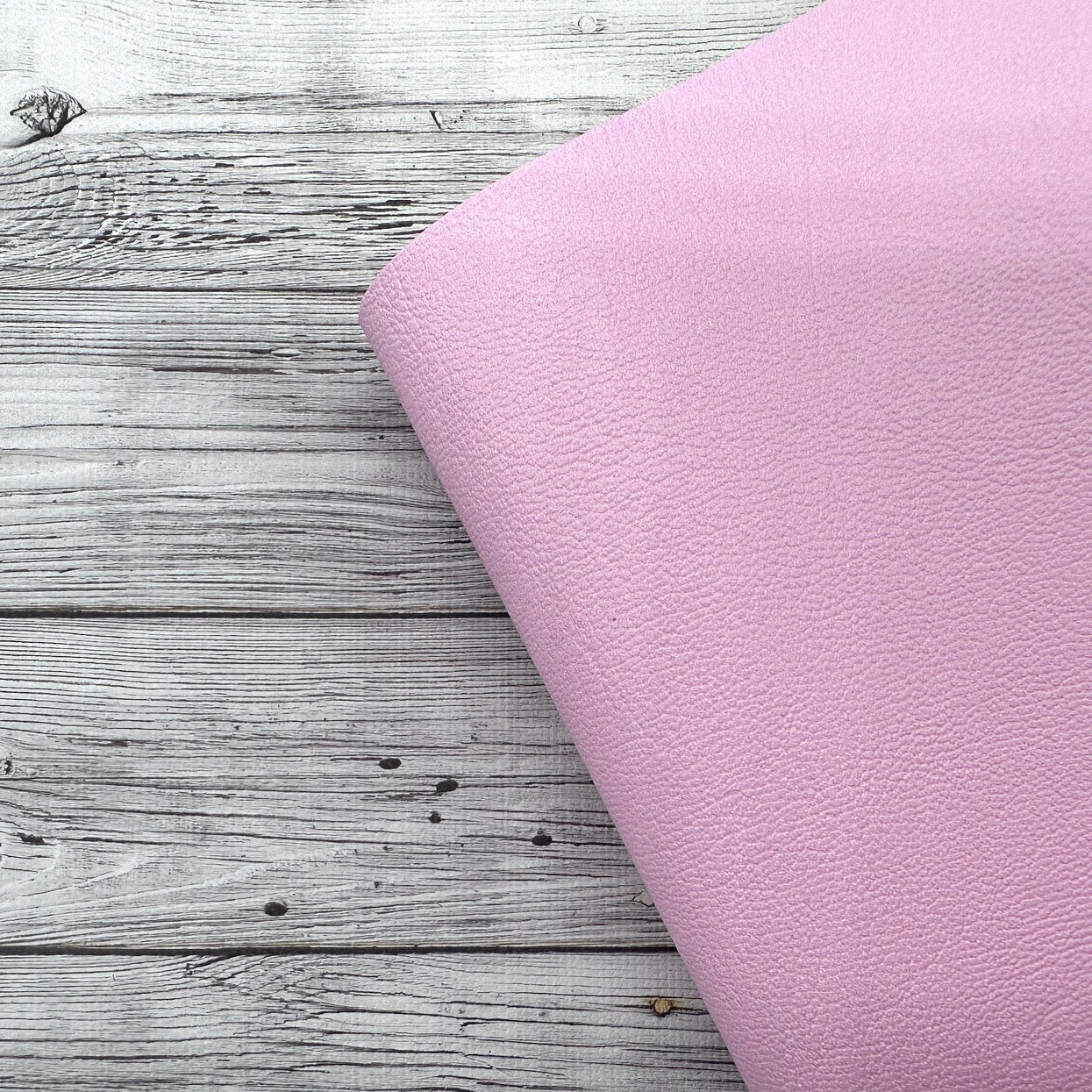 School Baby Pink Core Colour Premium Faux Leather Fabric Sheets