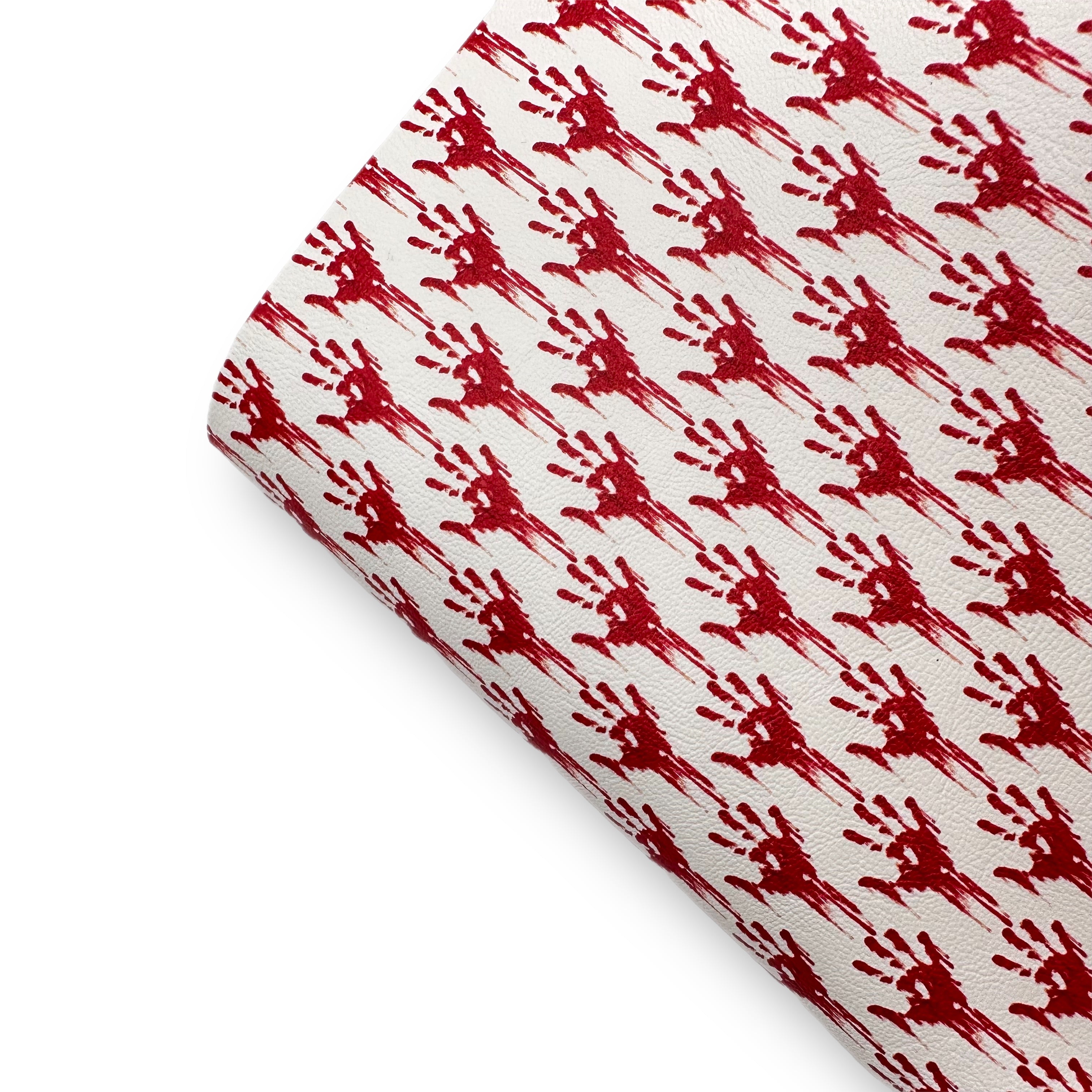 Bloody Hands Premium Faux Leather Fabric Sheets