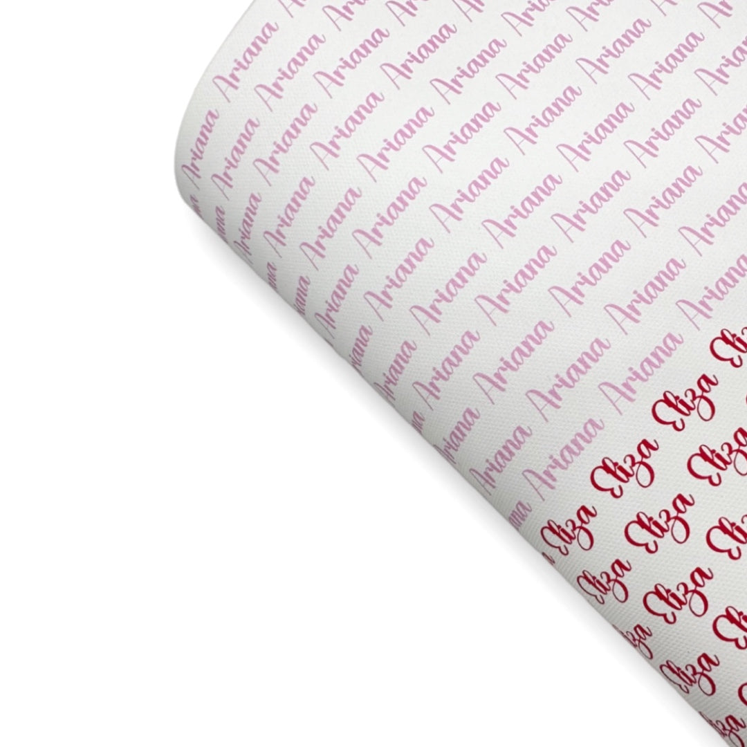 Girly Hallo Stripes Premium Faux Leather Fabric Sheets – Eliza Henri Craft  Supply