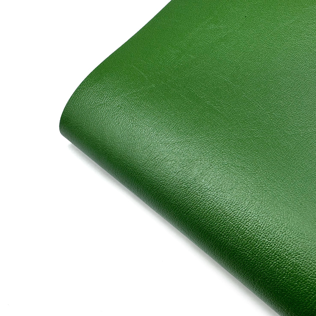 Forest Green Core Colour Premium Faux Leather Fabric