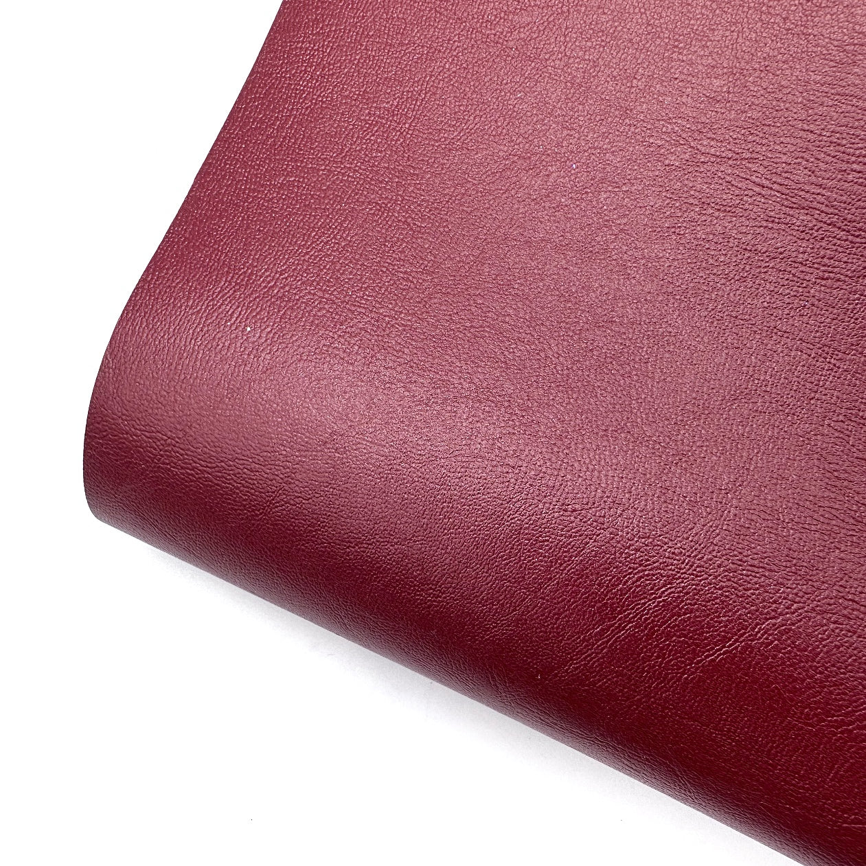 Soft Burgundy Core Colour Premium Faux Leather Fabric Sheets