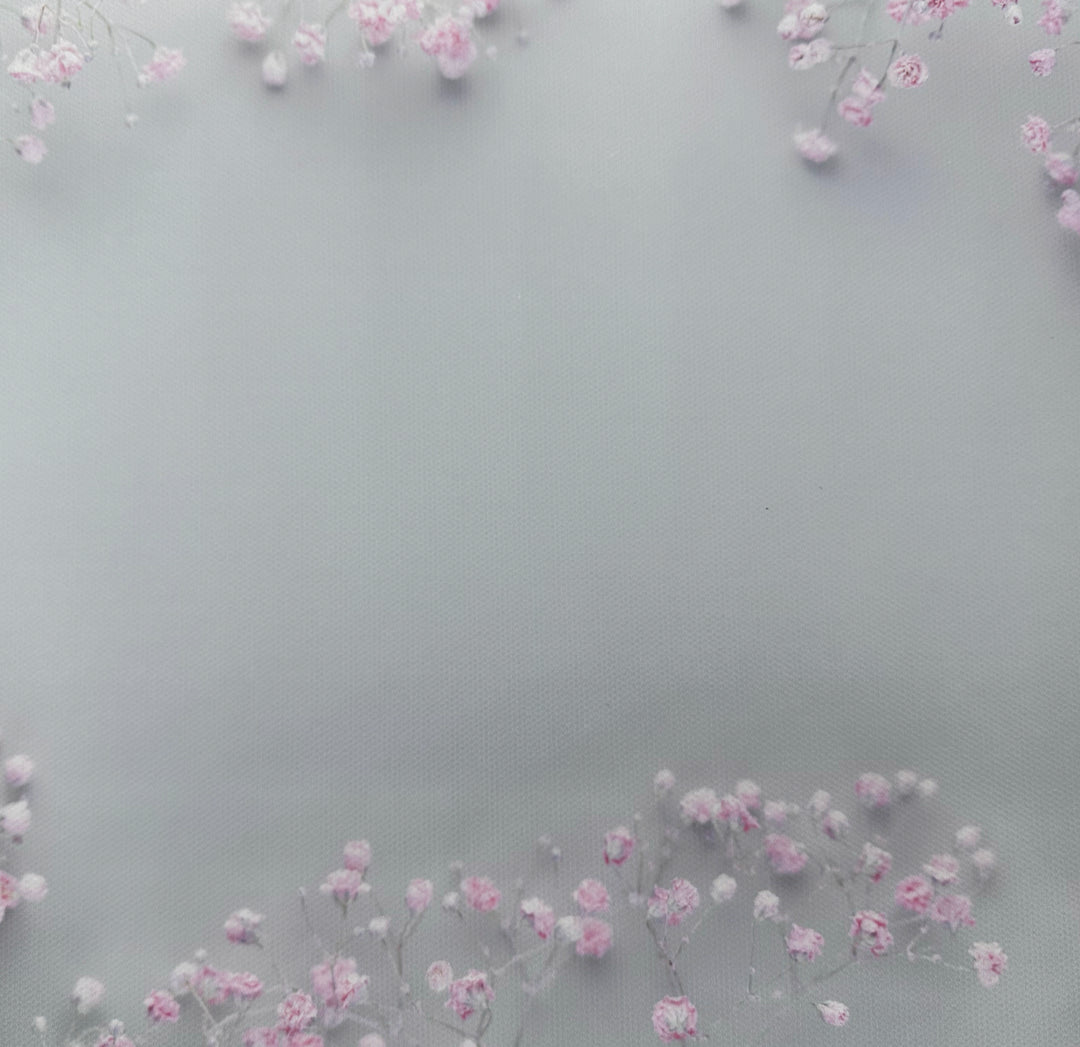 Subtle pink blossoms Canvas Photography Background