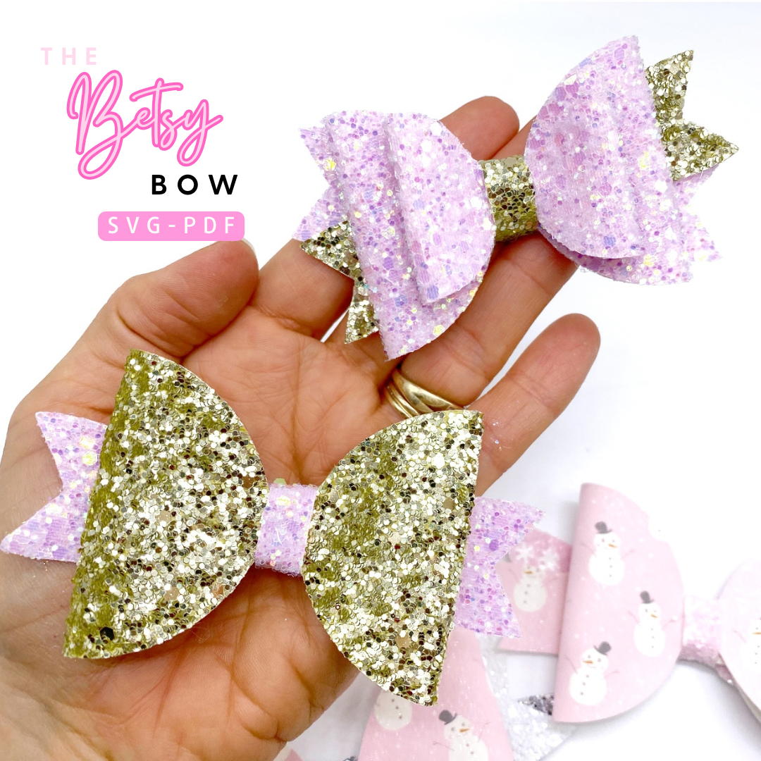 Exclusive Betsy Bow- Small SET 1.5, 2'', 2.5 and 3.5'' SVG/PDF