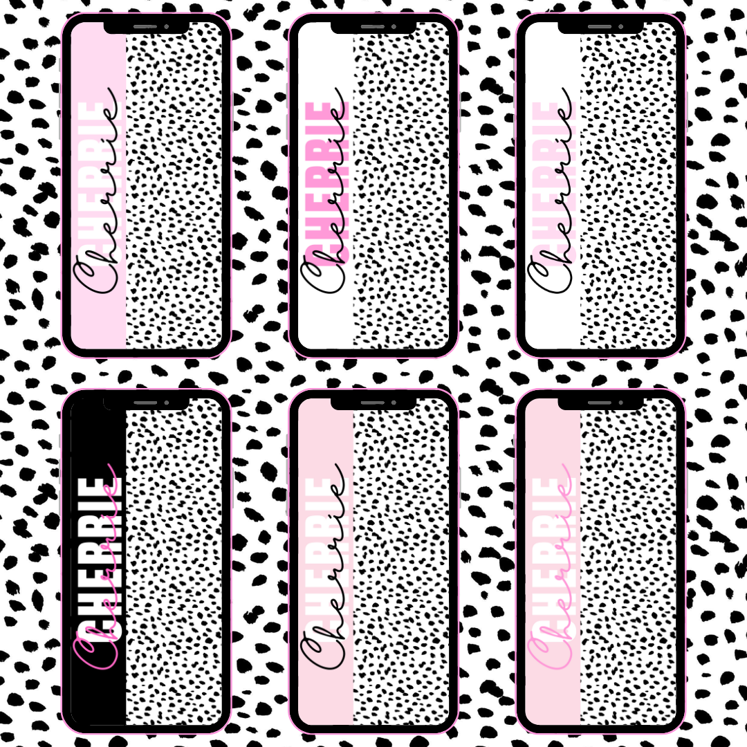 Dalmatian Personalised Phone Home & Lock Screen Duo Wallpaper- Set of 10