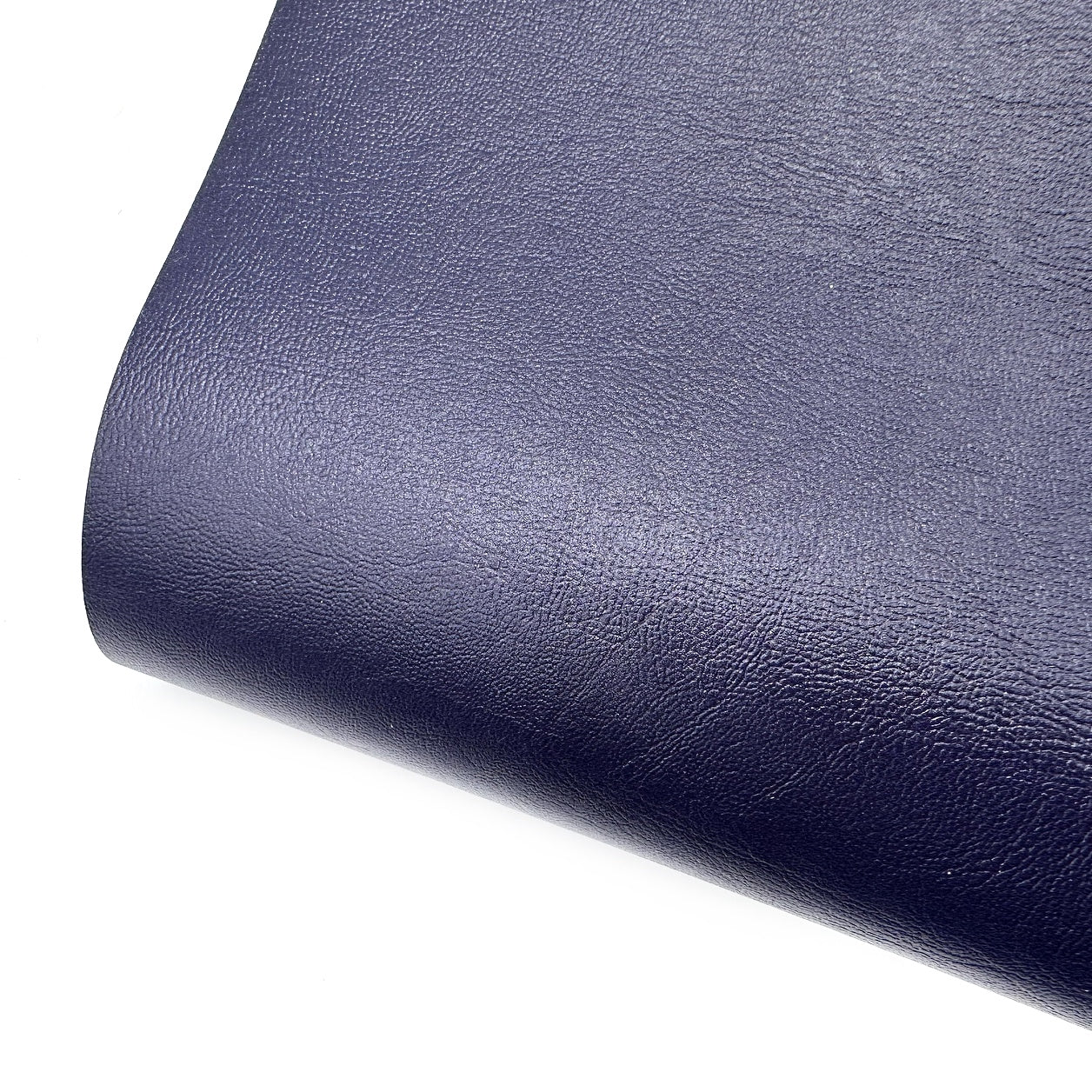 True Navy Core Colour Premium Faux Leather Fabric Sheets