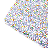 Colourful Leopard Mini Premium Faux Leather Fabric Sheets