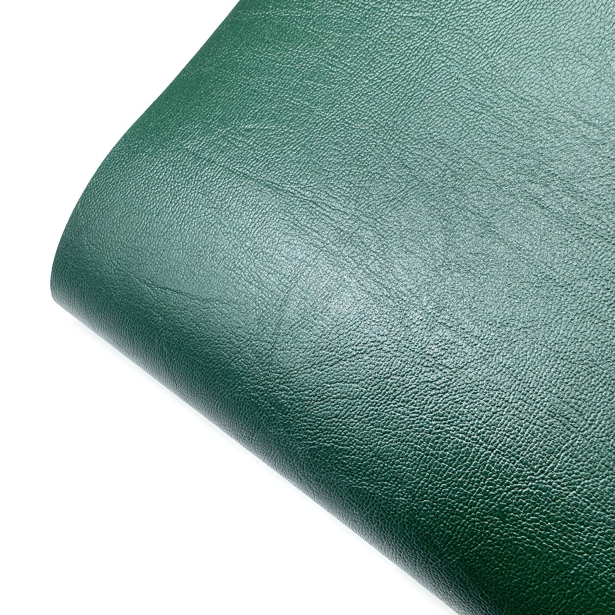 Bottle Green Core Colour Premium Faux Leather Fabric Sheets