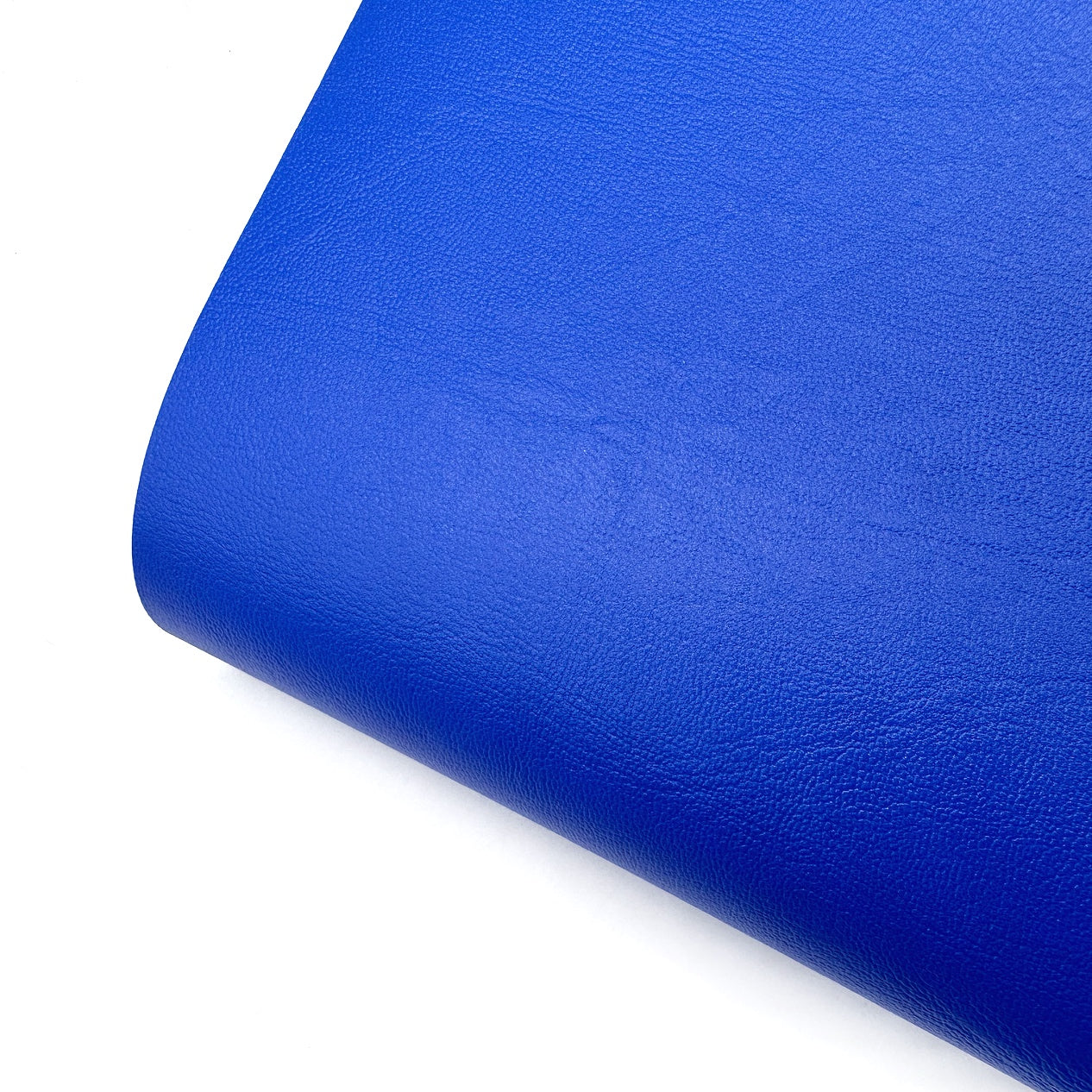 School Royal Blue Core Colour Premium Faux Leather Fabric