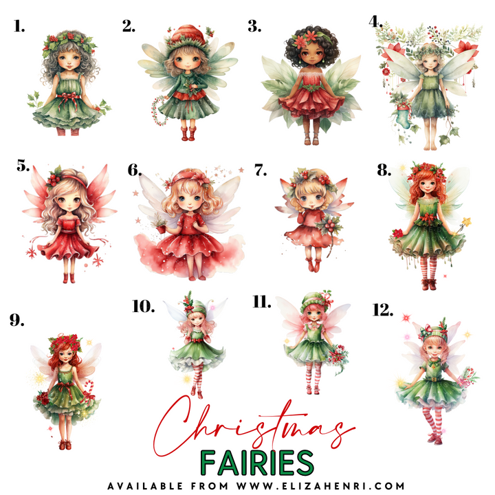 Best in the Galaxy ‘Xmas Fairy Version’ Luxury Double Sided Personalised Christmas Canvas