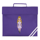 Purple School Book Bag Customised Dolly's DTF Full Colour Transfers- eliza henri