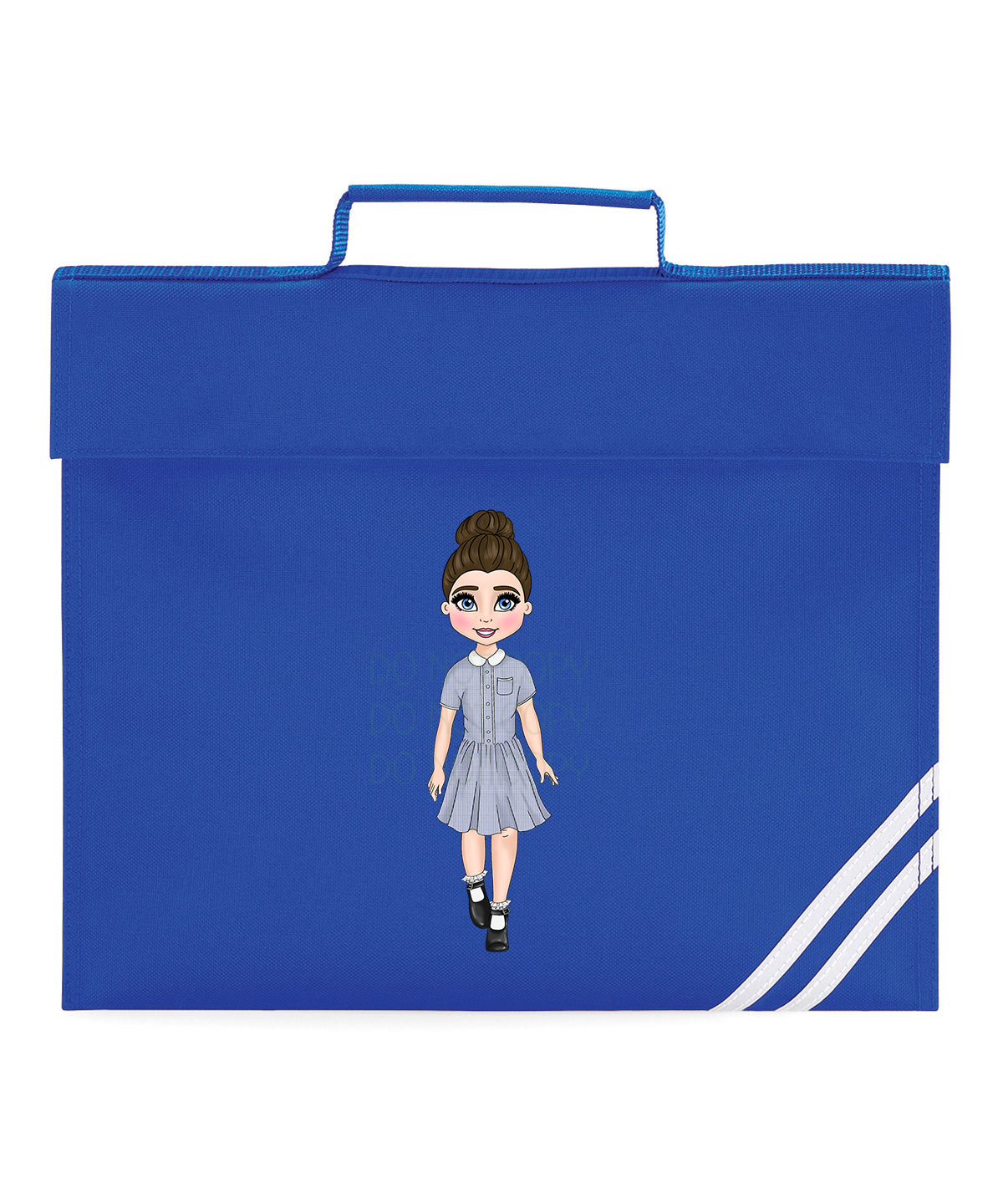 royal blue School Book Bag Customised Dolly's DTF Full Colour Transfers - eliza henri