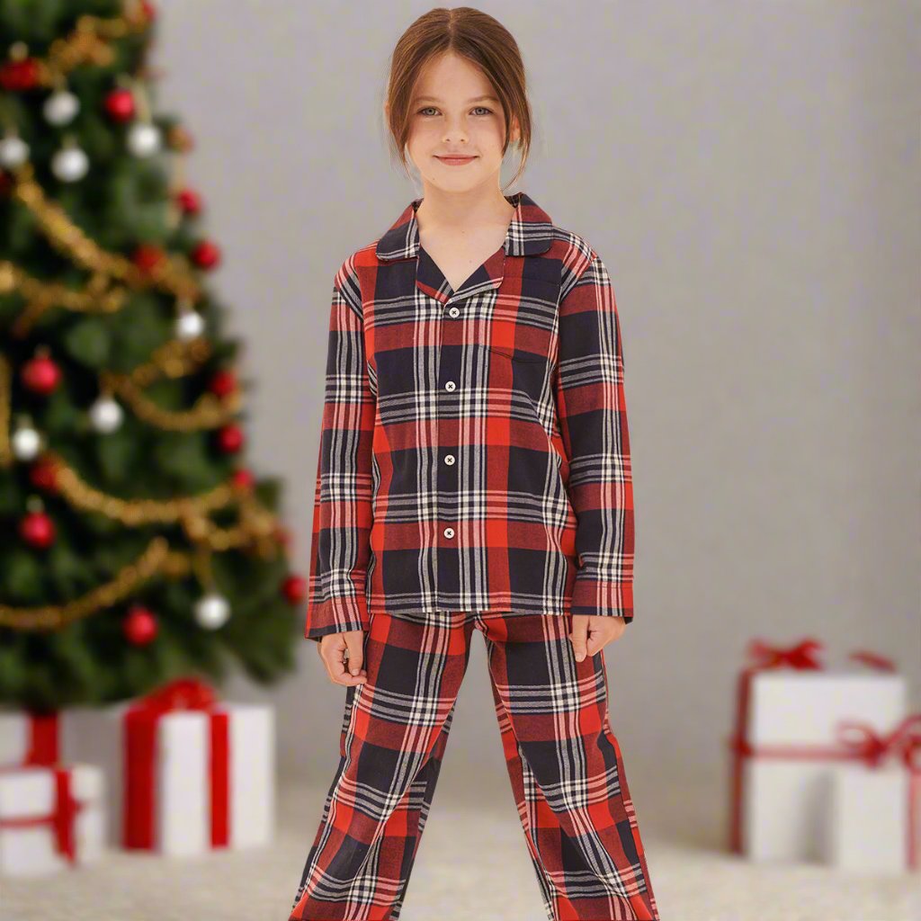 Kids Tartan Lounge Sets