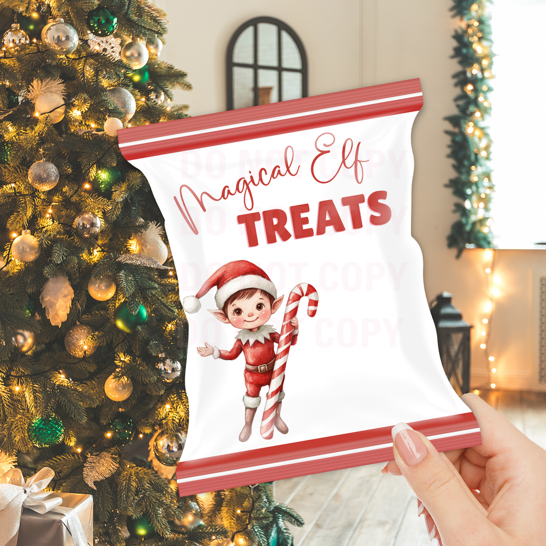 Magical Elf Candy Cane DIY Treat Packs-Optional Personalisation