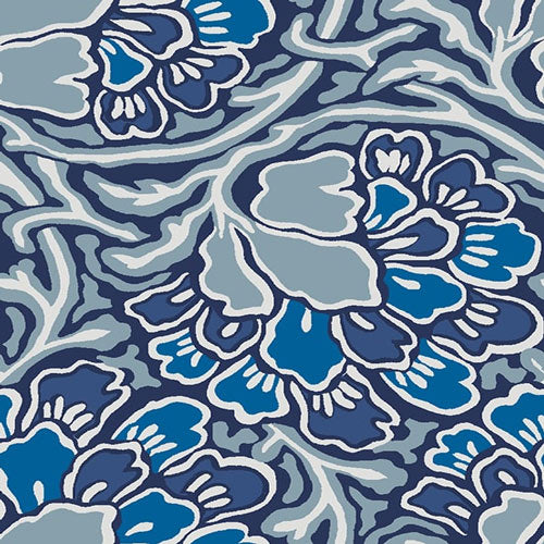 Dianthus Dreams - Blue -Hesketh House Liberty Fabric Felt 04775649X